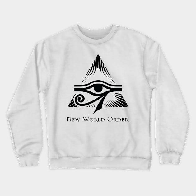 New World Order - All Seeing Eye Crewneck Sweatshirt by NWO Tees